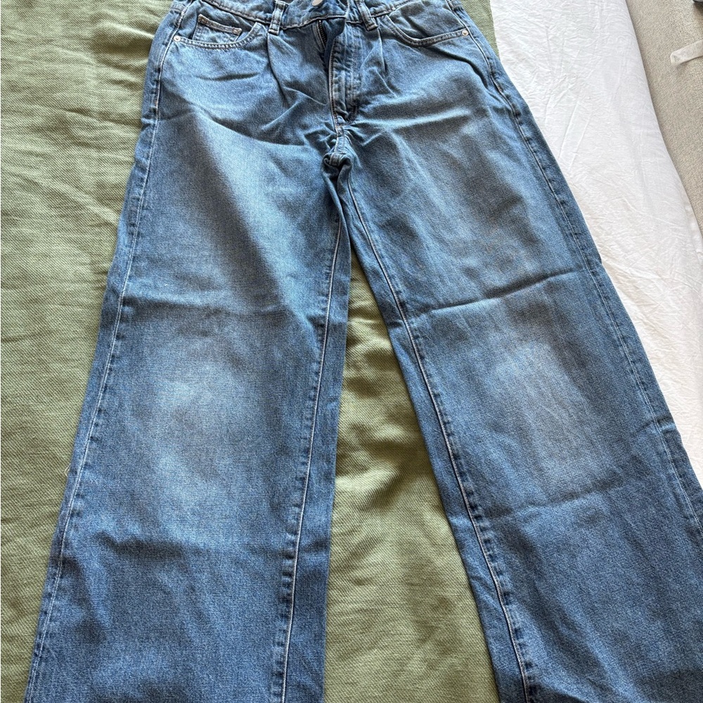 Dl1961 Blue Isabel mid rise pleated